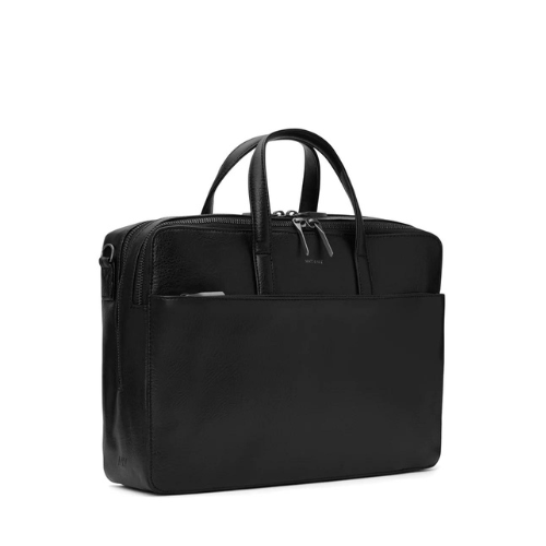 MATT & NAT | TOM Vegan Briefcase - Dwell - BLACK - Image 2
