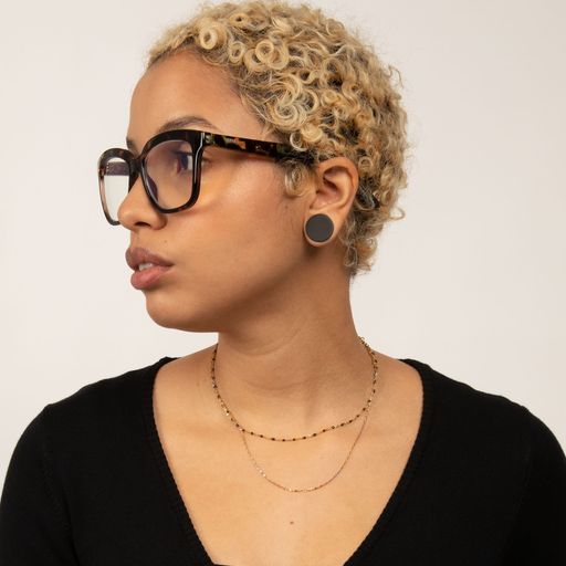 MATT & NAT | Clea3 Reader Optical Glasses - print brown/clear lens - Image 3