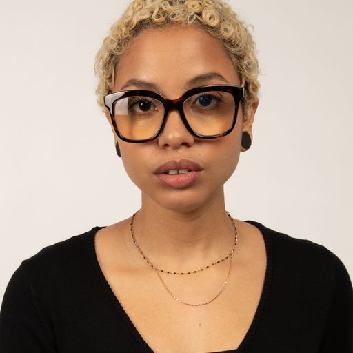 MATT & NAT | Clea3 Reader Optical Glasses - print brown/clear lens - Image 2