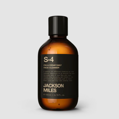 JACKSON MILES | Tester - S-4 Fig & Cedar Gentle Face Cleanser 200ml - Image 2