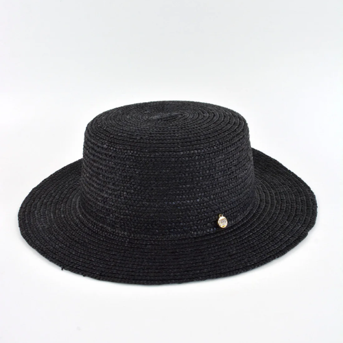 FORD MILLINERY | BETSY Boater Hat (black)