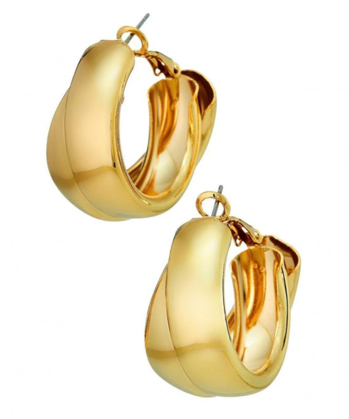 8 OTHER REASONS | COUPLED HOOPS 8ORCC0033 - GOLD PLATED