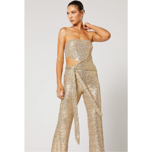 WINONA | VALLE JUMPSUIT - GOLD - Image 2