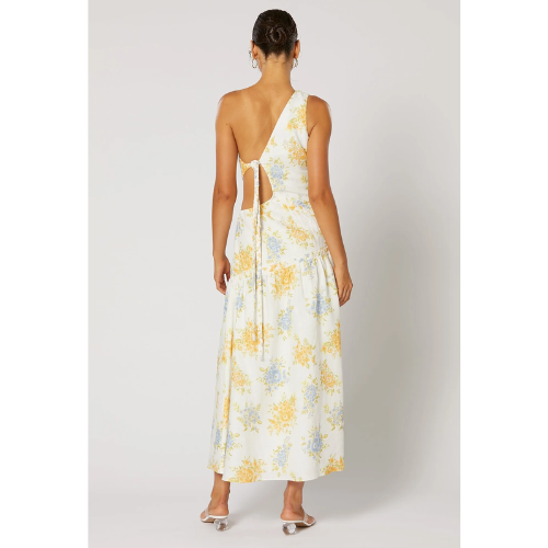 WINONA | RAVELLO ONE SHOULDER DRESS - WHITE PRINT - Image 2
