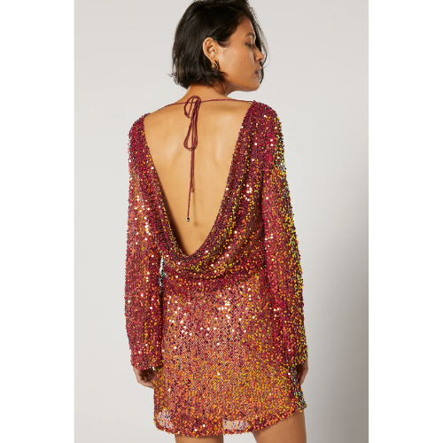 WINONA | JIANA COWL DRESS - WINE - Image 3