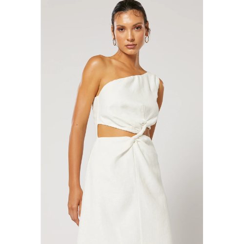 WINONA | SIESTA GATHERED DRESS - WHITE - Image 2