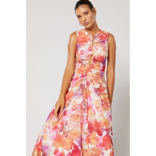 WINONA | SANTA ROSA KEYHOLE DRESS - PRINT - Image 3