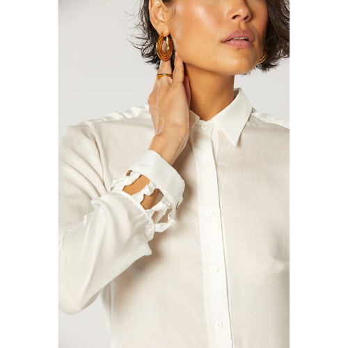 WINONA | AUBREY SHIRT DRESS WHITE - WHITE - Image 4