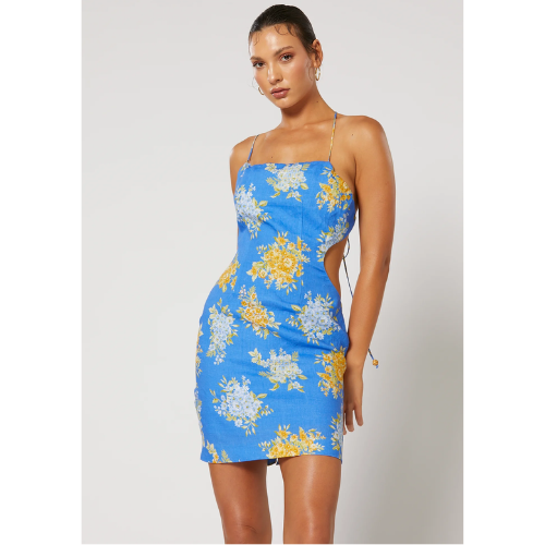 WINONA | CICI SHORT DRESS - BLUE PRINT - Image 2