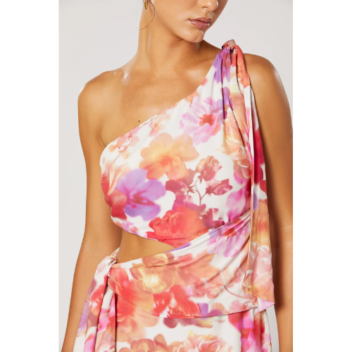 WINONA | SANTA ROSA ONE SHOULDER DRESS - PRINT - Image 2