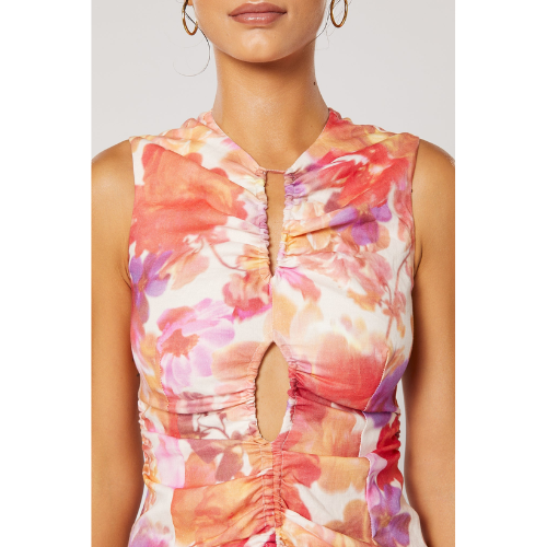 WINONA | SANTA ROSA KEYHOLE DRESS - PRINT - Image 4