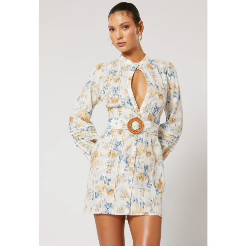WINONA | POSITANO SHORT DRESS - WHITE PRINT - Image 2