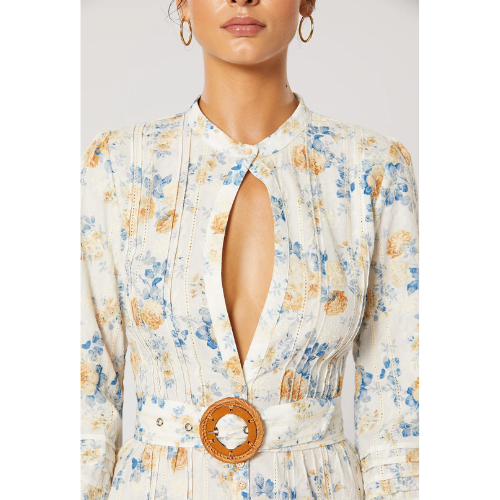 WINONA | POSITANO SHORT DRESS - WHITE PRINT - Image 4