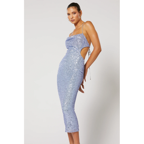 WINONA | MARINI MIDI DRESS - BLUE - Image 4