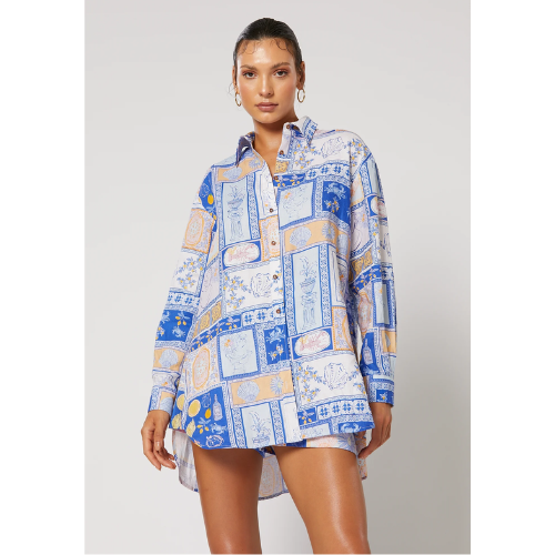 WINONA | AMALFI OVERSIZED SHIRT - MULTI - Image 2