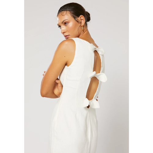 WINONA | SIESTA MIDI DRESS - WHITE - Image 4