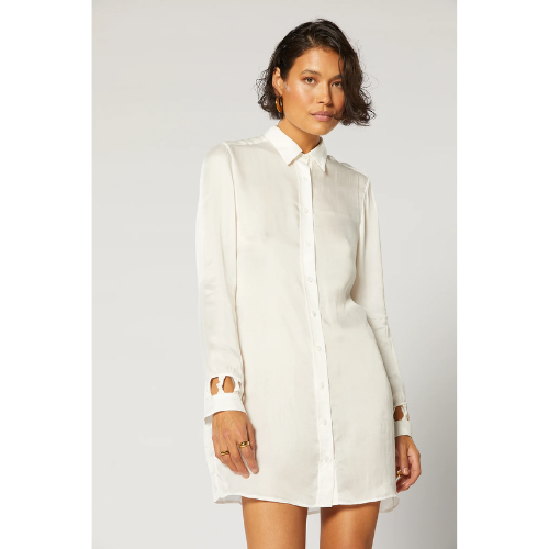 WINONA | AUBREY SHIRT DRESS WHITE - WHITE - Image 2