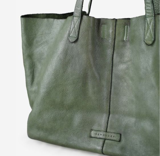 BEHOLDER | Akasha Raw Tote - Olive Green - Image 3