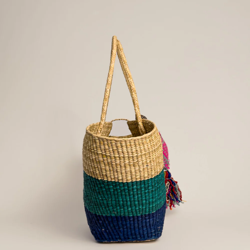 ORANGE INCA | Playa Tote - Blue Gradient - Image 2