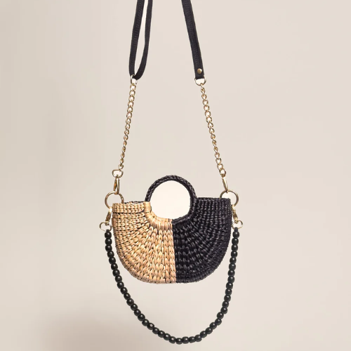 ORANGE INCA | The Fiesta Mini Deluxe - Half Natural Half Black - Image 3