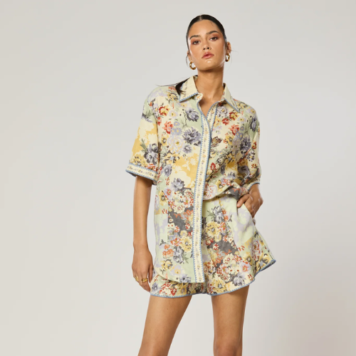 WINONA | GENOVIA OVERSIZED SHIRT - MULTI PRINT