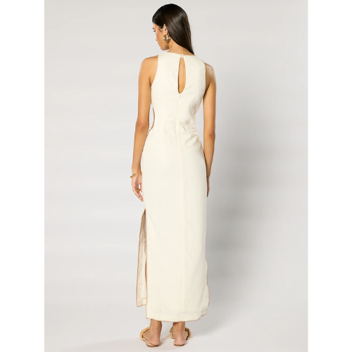 WINONA | POEM CUT OUT MIDI DRESS - WHITE - Image 2