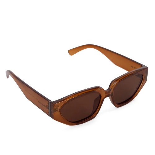MATT & NAT | JUJU Geometric Recycled Sunglasses - BROWN - Image 3