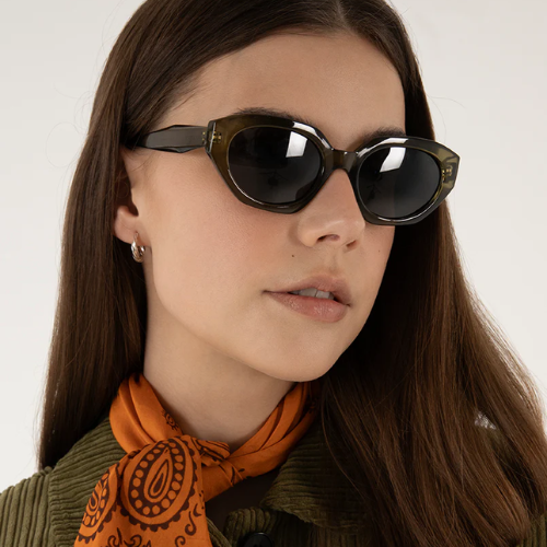 MATT & NAT | LACI Cat-Eye Recycled Sunglasses - Green - Image 4