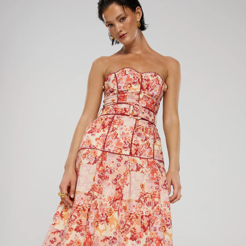 WINONA | SELCA PANEL DRESS - RED - Image 3