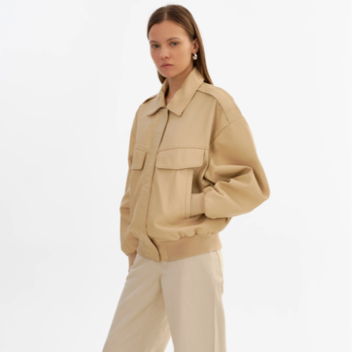 LAMARQUE | TREVANNA | Leather Bomber Jacket - Image 2