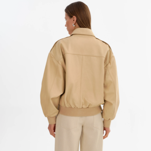 LAMARQUE | TREVANNA | Leather Bomber Jacket - Image 3