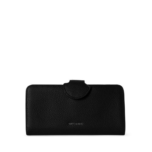 MATT & NAT | FLOAT Vegan Wallet – GRAIN - BLACK