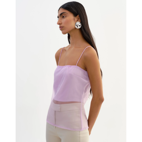 LAMARQUE | DELPHINE | Sheer Top - LILAC - Image 3