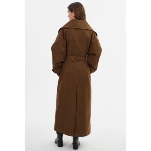 LAMARQUE | JOSEPHINE | Oversized Trench Coat - BROWN - Image 3