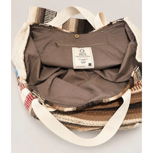 ORANGE INCA | The Manta Carryall - Dark Browns and Ivory - Image 3